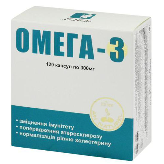 Омега-3 м‘які капсули 300 мг №120